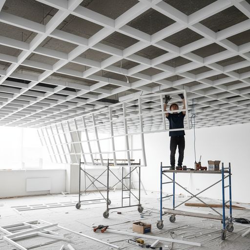 Монтаж, совместимость и сервис — Грильято стандарт 50×50 белый матовый h40 Монтаж, совместимость и сервис — Грильято стандарт 50×50 белый матовый h40 | ТрансМонСтрой