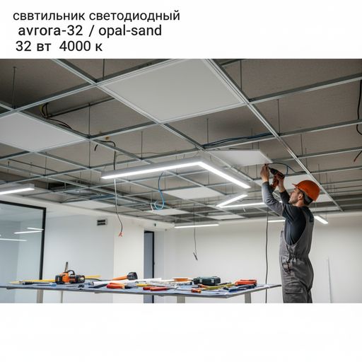 Монтаж, совместимость и сервис — Светильник светодиодный AVRORA-32 / opal-sand 32 Вт 4000 К Монтаж, совместимость и сервис — Светильник светодиодный AVRORA-32 / opal-sand 32 Вт 4000 К | ТрансМонСтрой